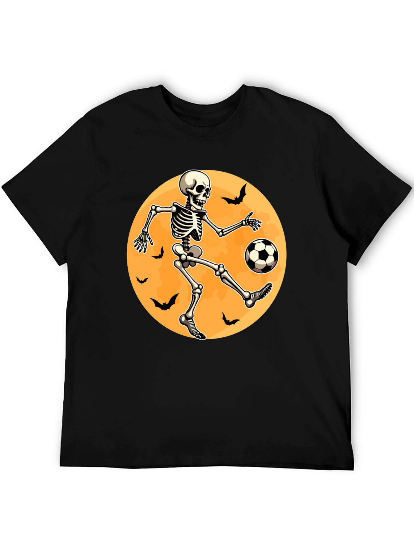 Halloween Skeleton Soccer T-Shirt
