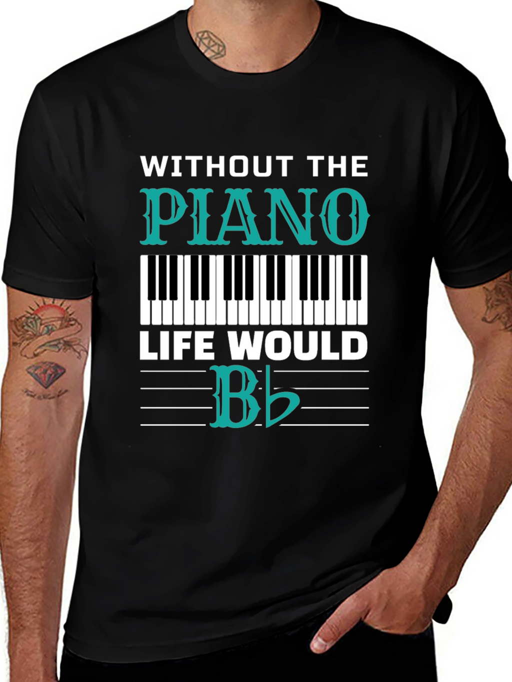 Piano Life T-Shirt - Music Lover Tee