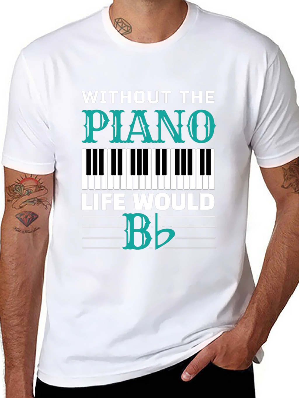 Piano Life T-Shirt - Music Lover Tee