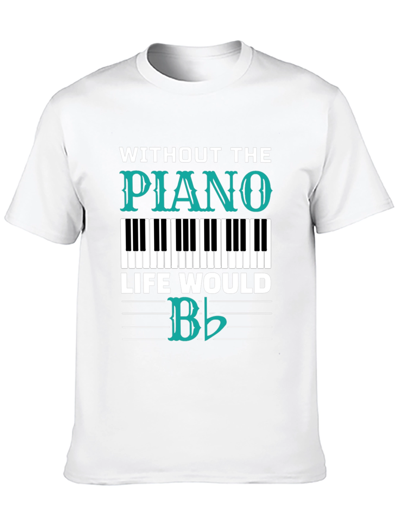 Piano Life T-Shirt - Music Lover Tee