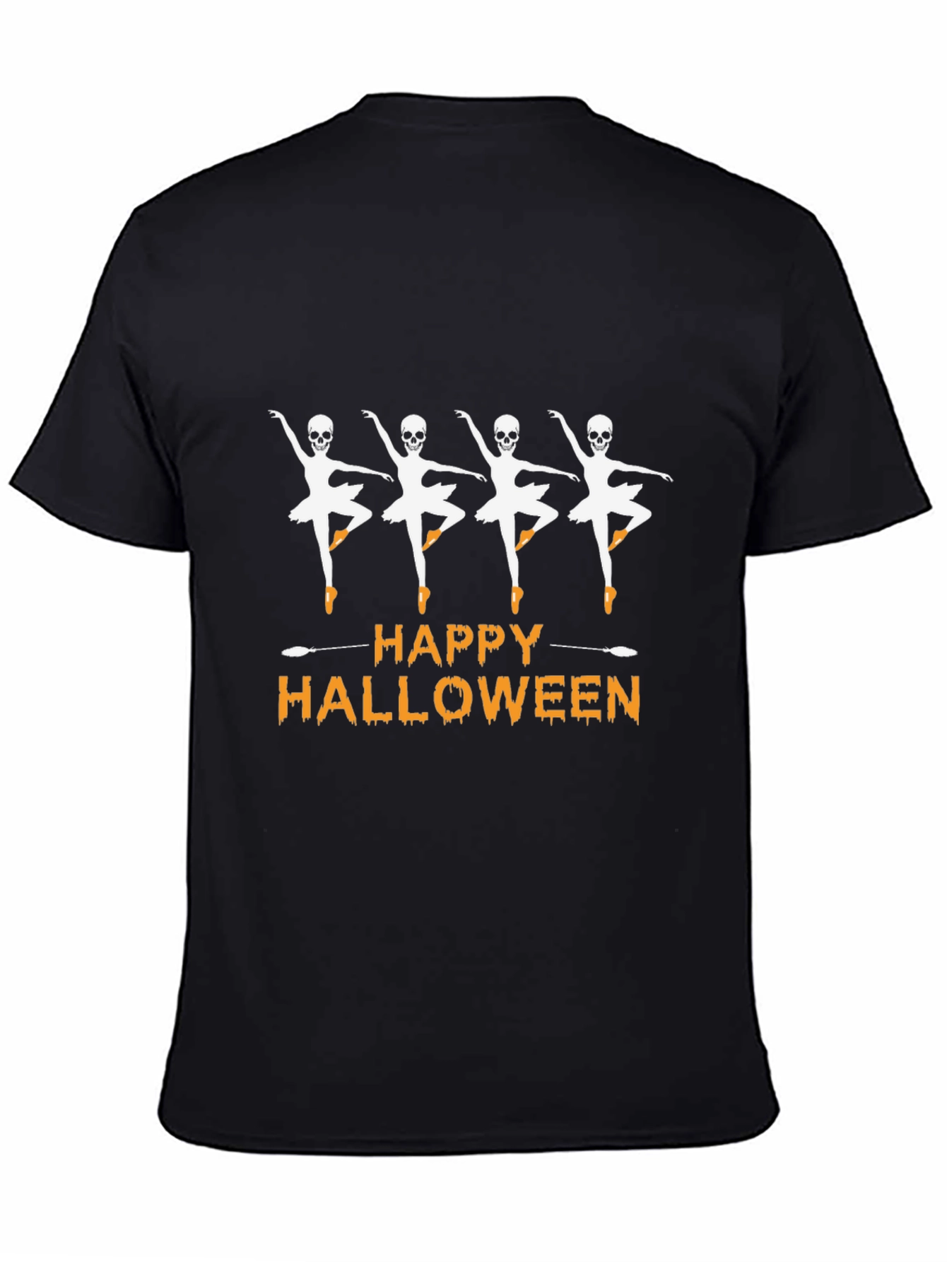 Skeleton Ballerina Halloween T-Shirt