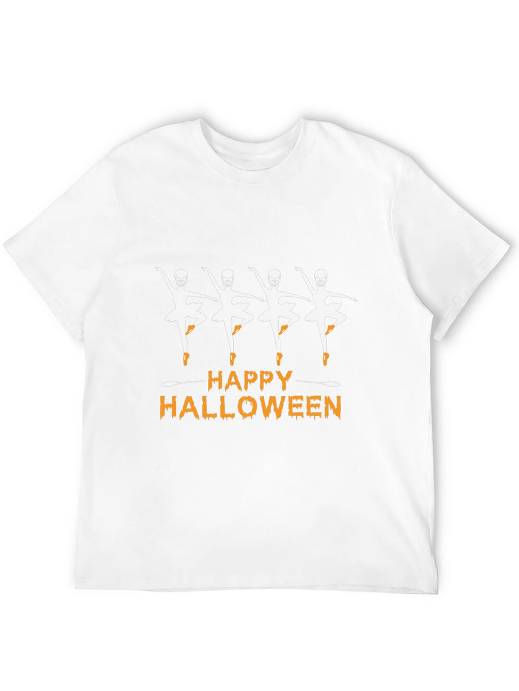 Skeleton Ballerina Halloween T-Shirt