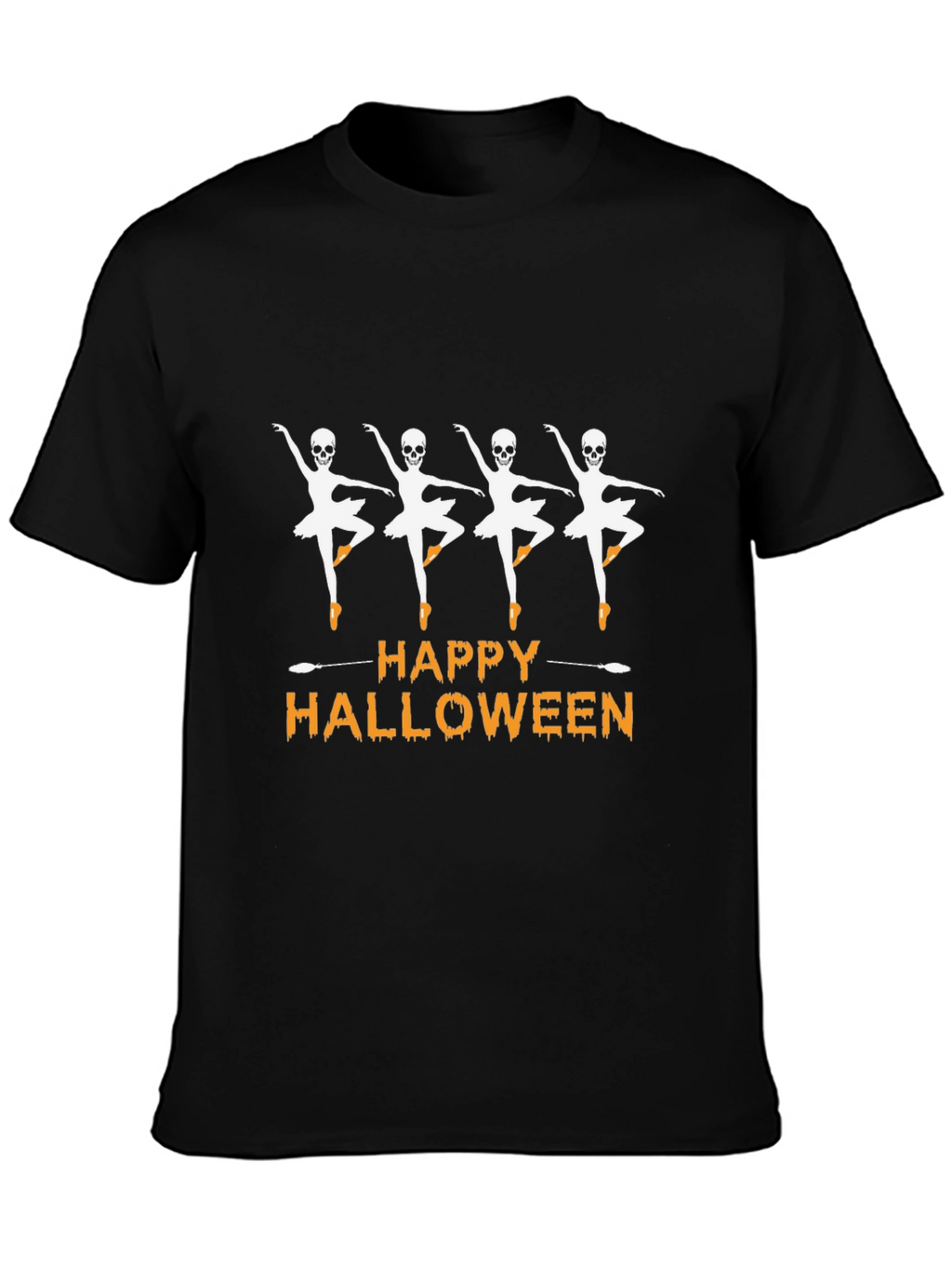 Skeleton Ballerina Halloween T-Shirt