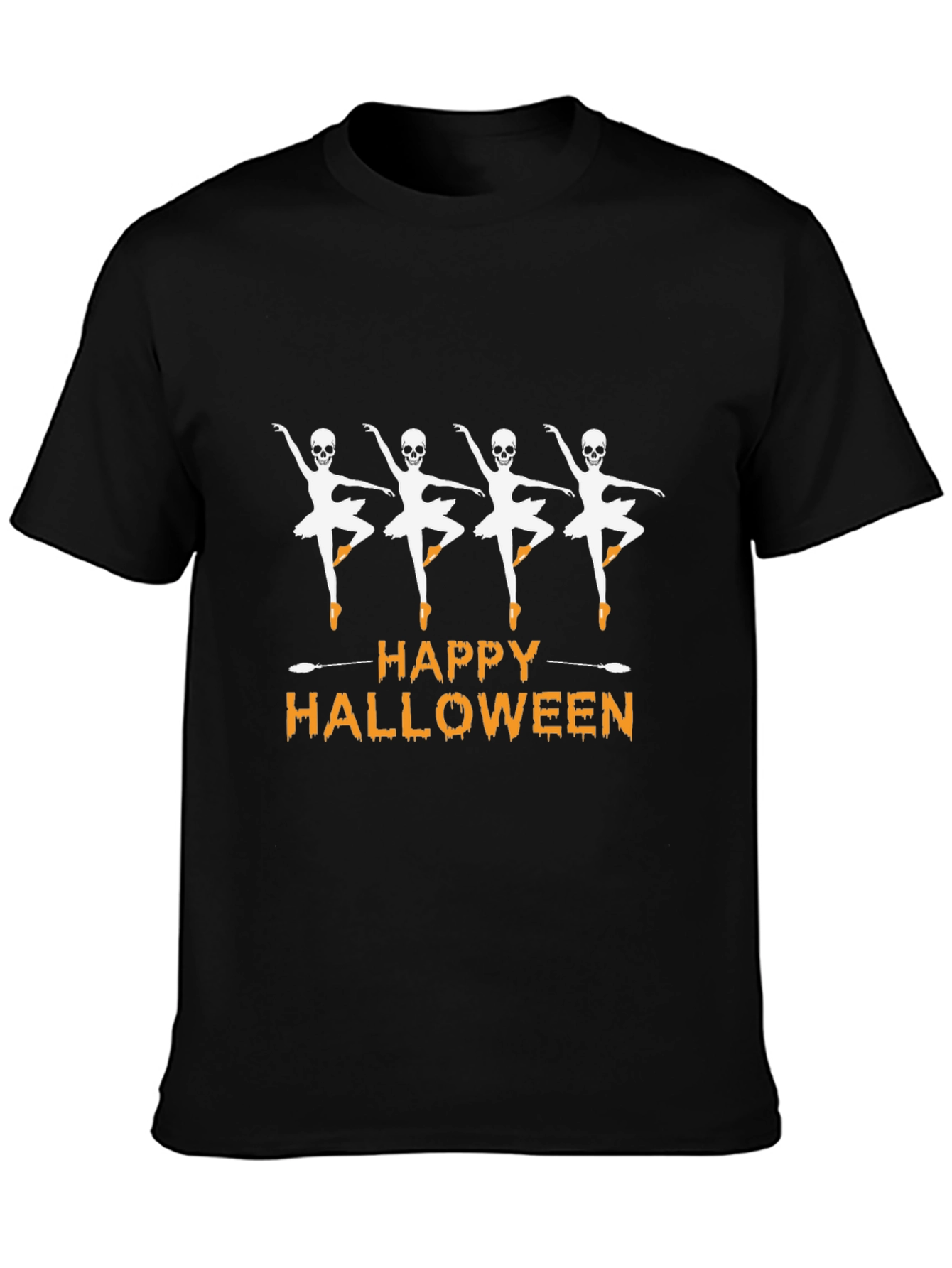 Skeleton Ballerina Halloween T-Shirt
