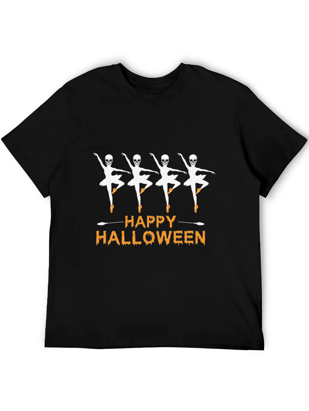 Skeleton Ballerina Halloween T-Shirt