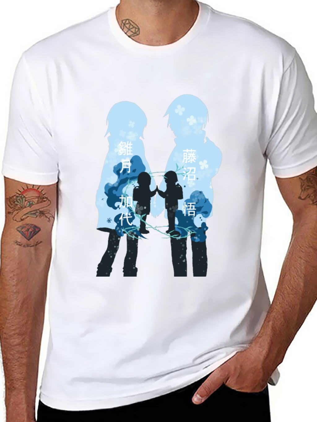 Anime Silhouette T-Shirt - Stylish Graphic Tee