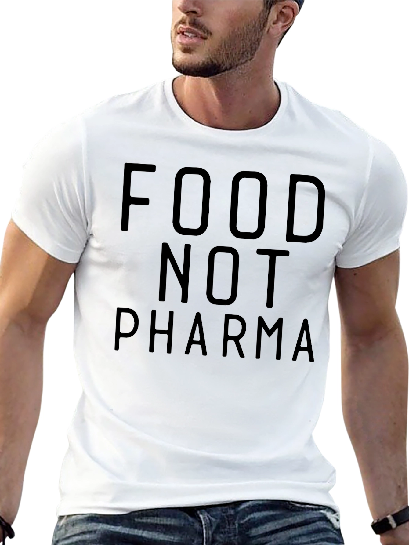 Food Not Pharma Graphic Tee