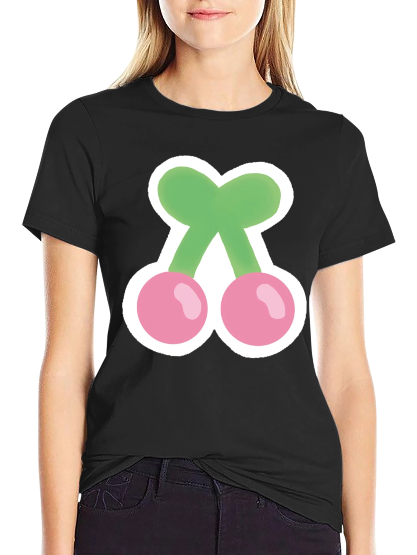 Cherry Graphic T-Shirt - Soft Cotton Blend
