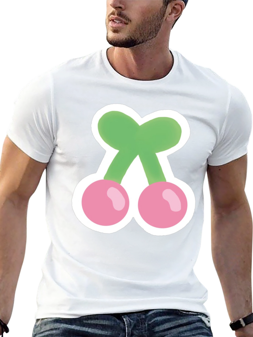 Cherry Graphic T-Shirt - Soft Cotton Blend