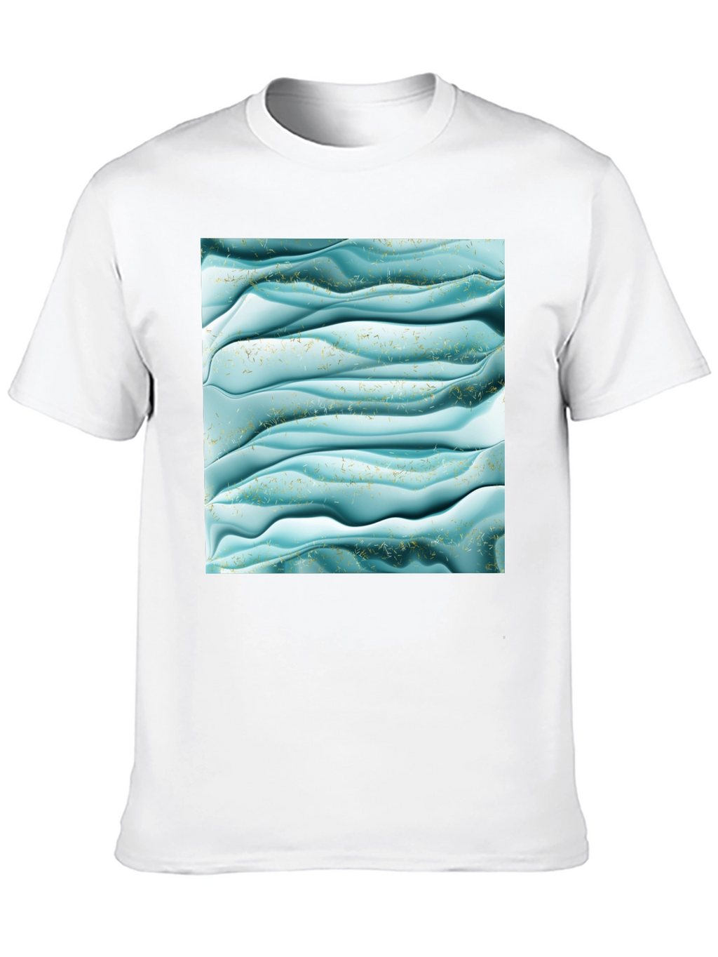 Abstract Wave Pattern T-Shirt