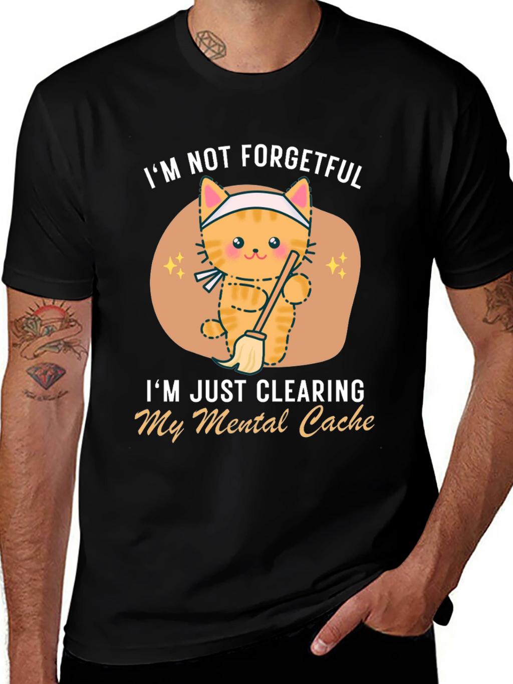 Funny Mental Cache T-Shirt