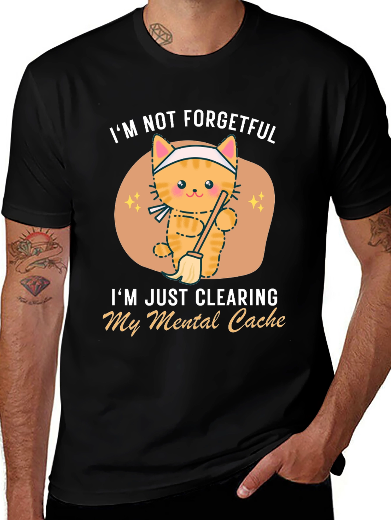 Funny Mental Cache T-Shirt