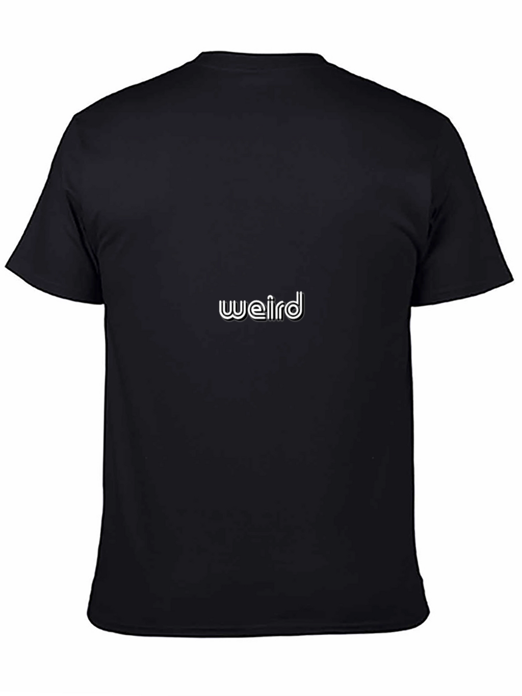 Weird Graphic Tee - Classic Black T-Shirt