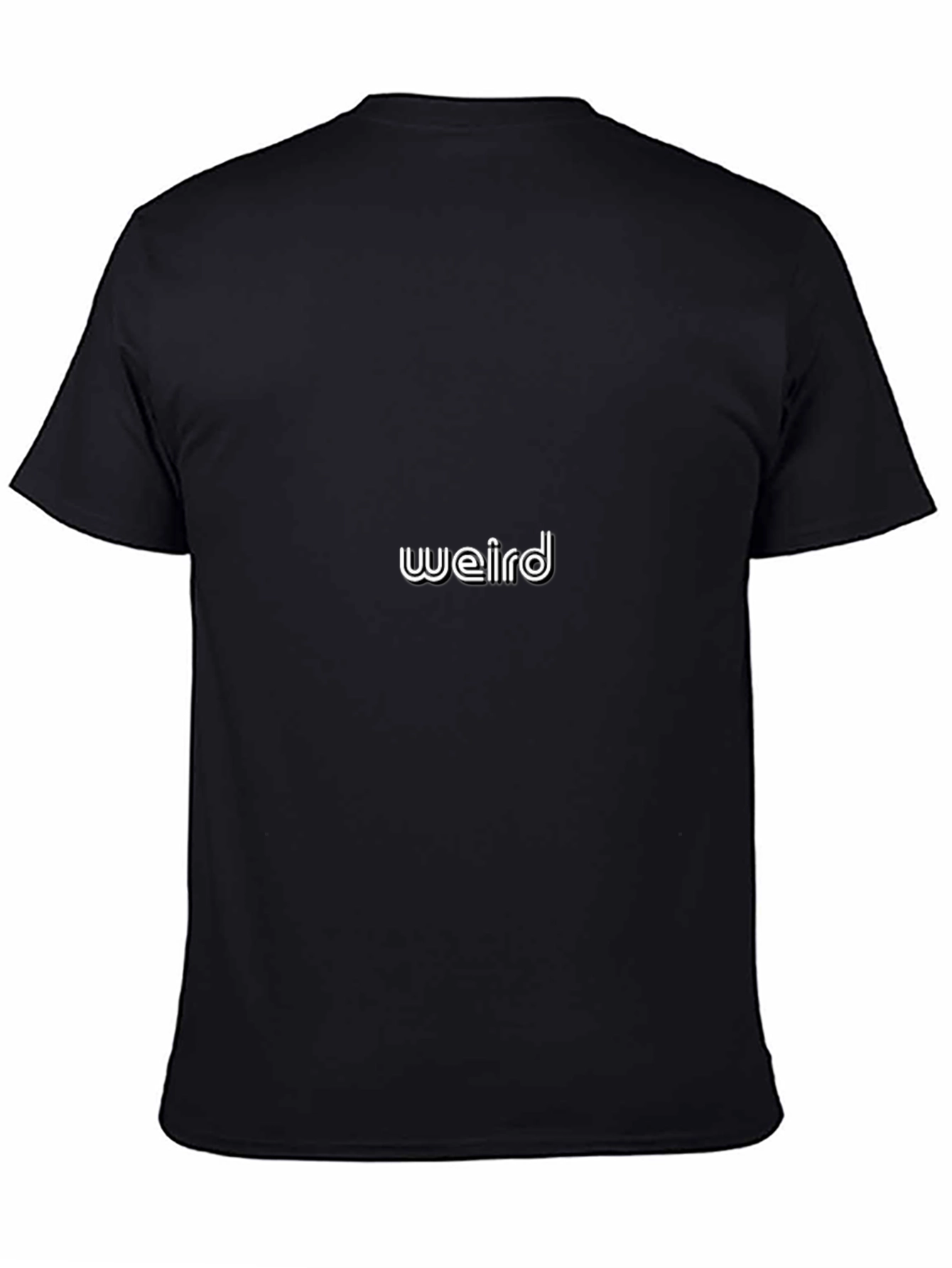Weird Graphic Tee - Classic Black T-Shirt