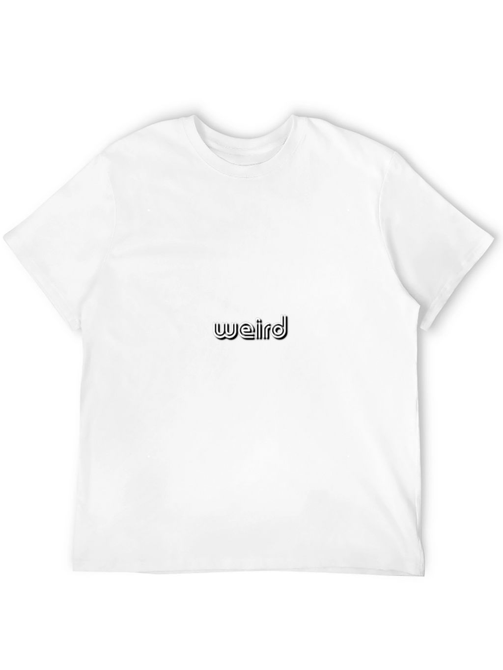 Weird Graphic Tee - Classic Black T-Shirt