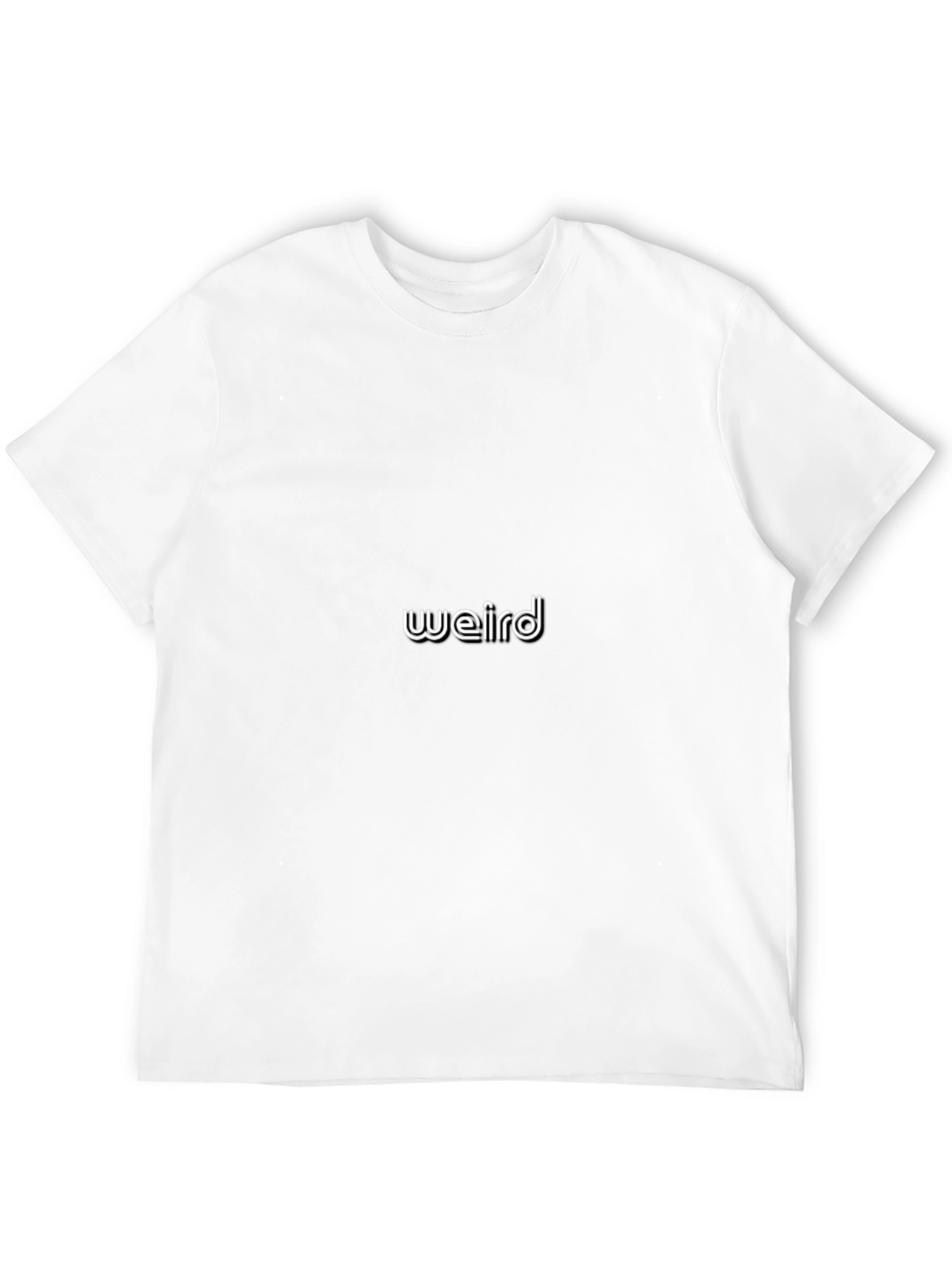 Weird Graphic Tee - Classic Black T-Shirt