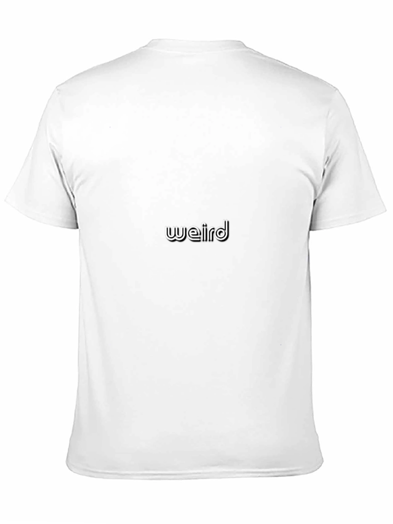 Weird Graphic Tee - Classic Black T-Shirt