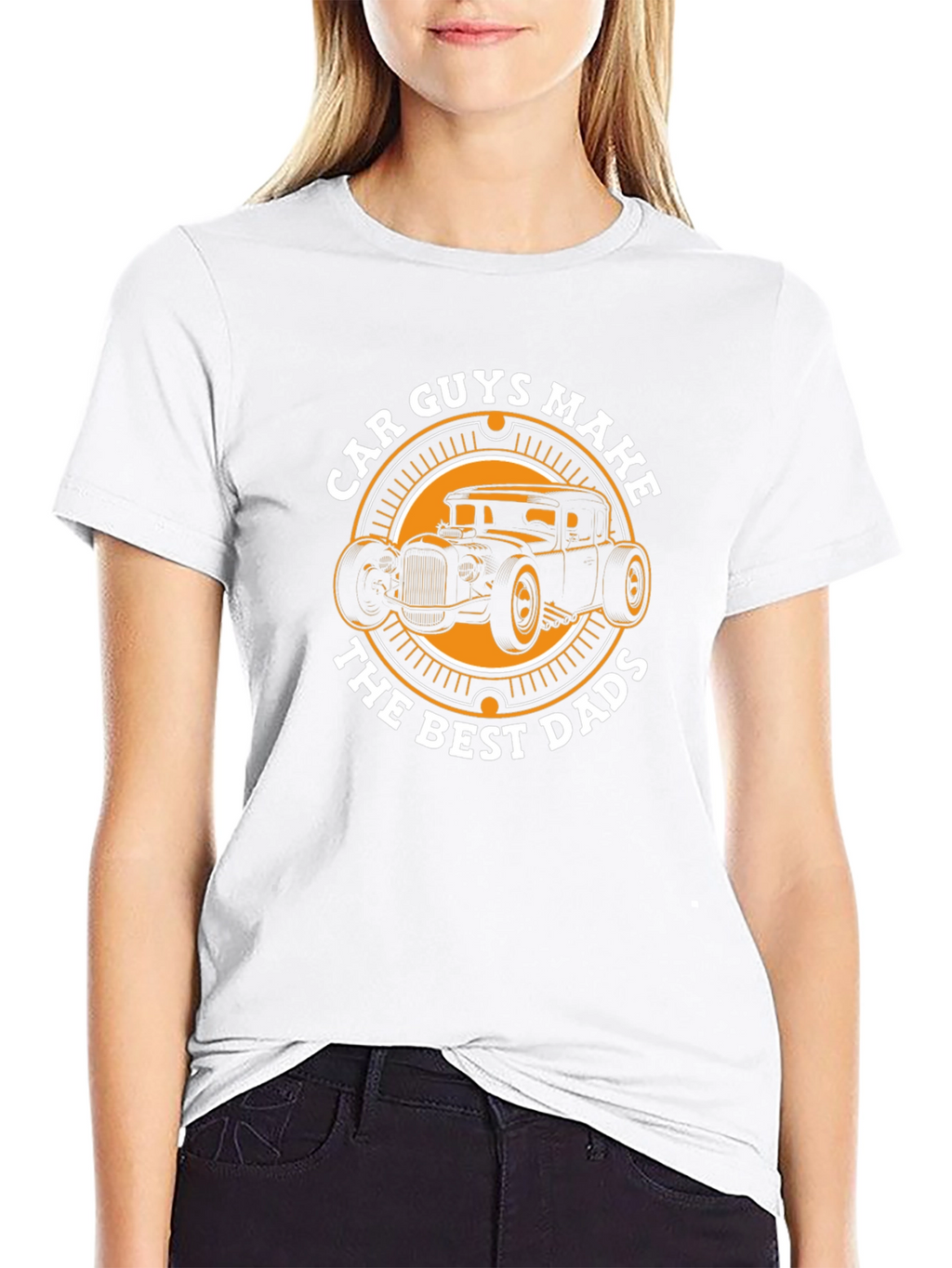 Car Guys Best Dads Black Graphic Tee