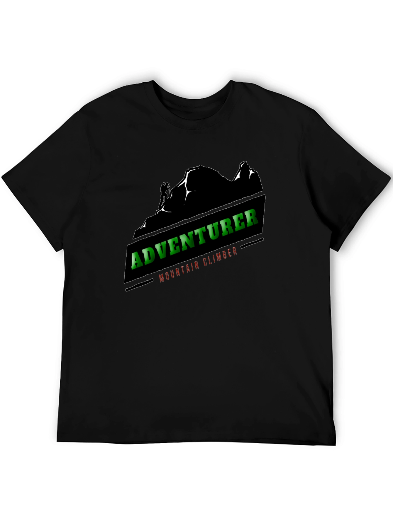 Adventurer Mountain Climber Graphic Tee