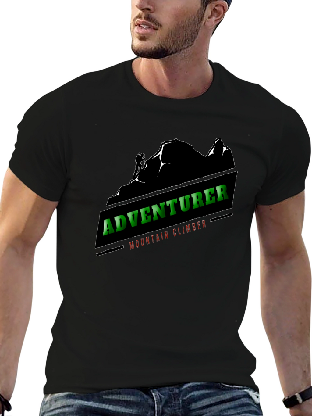 Adventurer Mountain Climber Graphic Tee