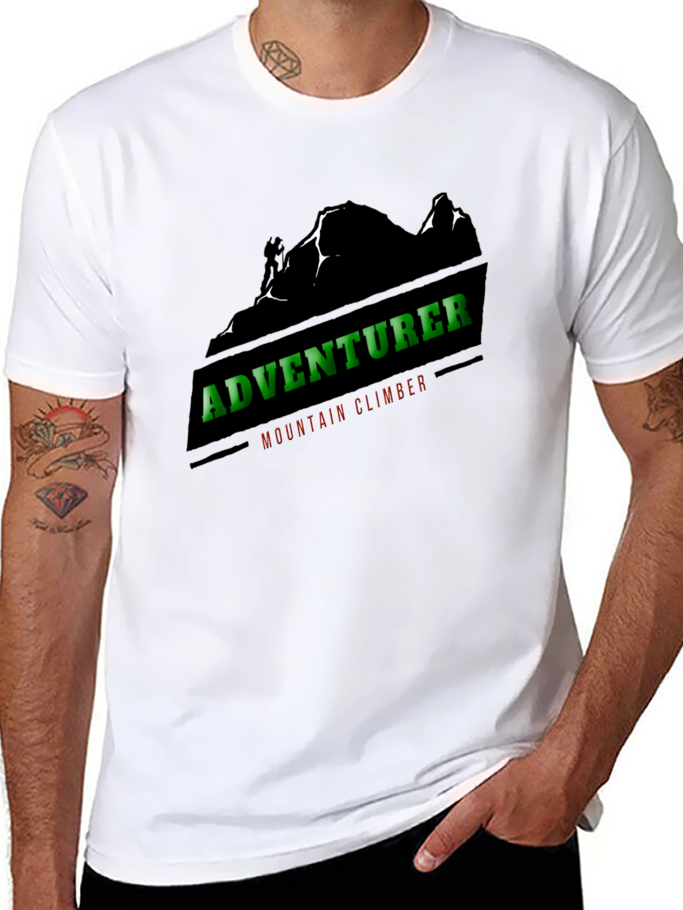 Adventurer Mountain Climber Graphic Tee