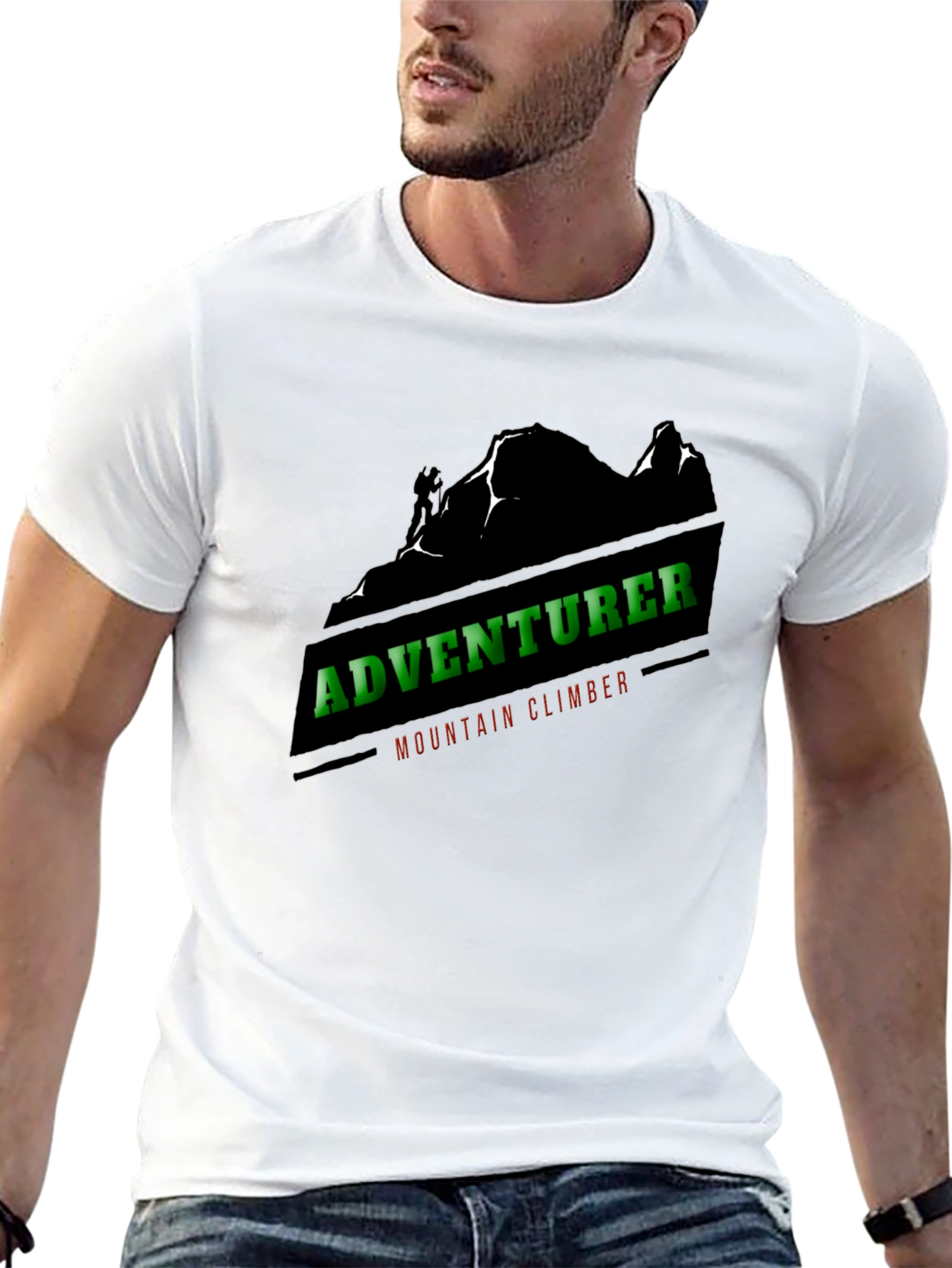 Adventurer Mountain Climber Graphic Tee