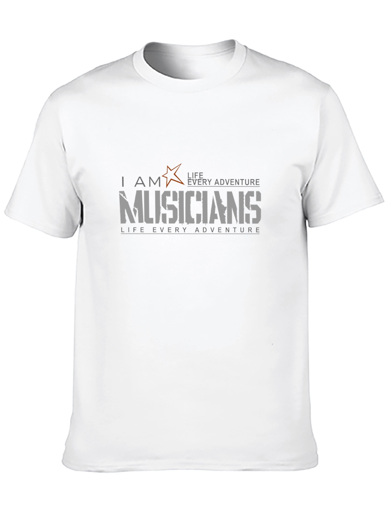 Musicians Life Adventure Black T-Shirt