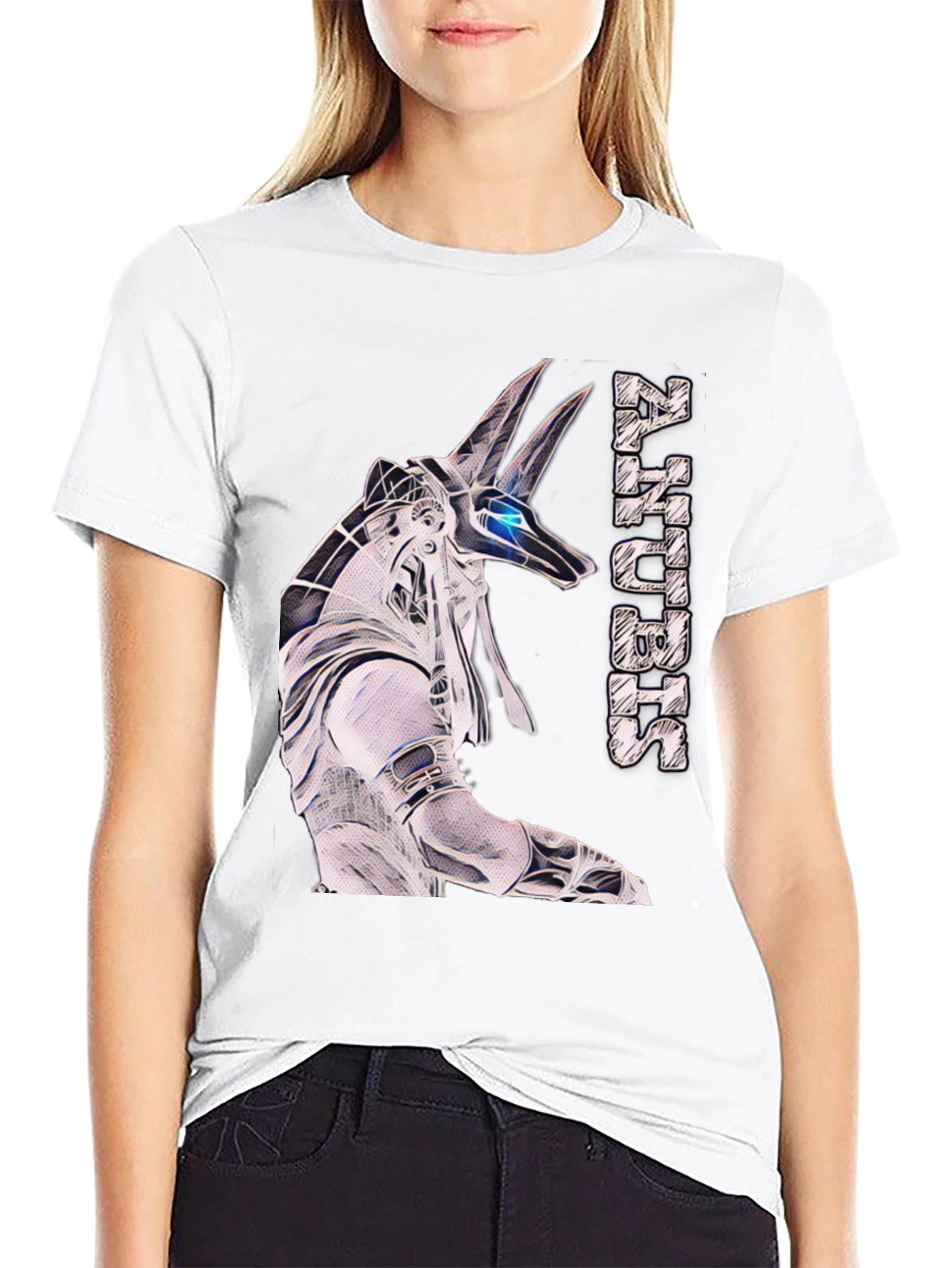 Anubis Graphic Tee - Egyptian God Style