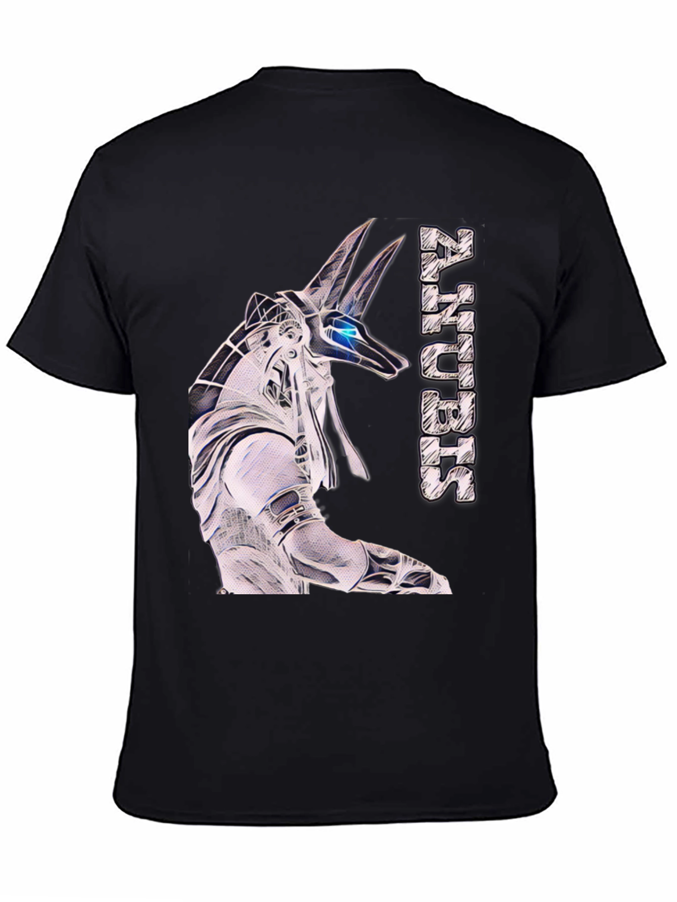 Anubis Graphic Tee - Egyptian God Style