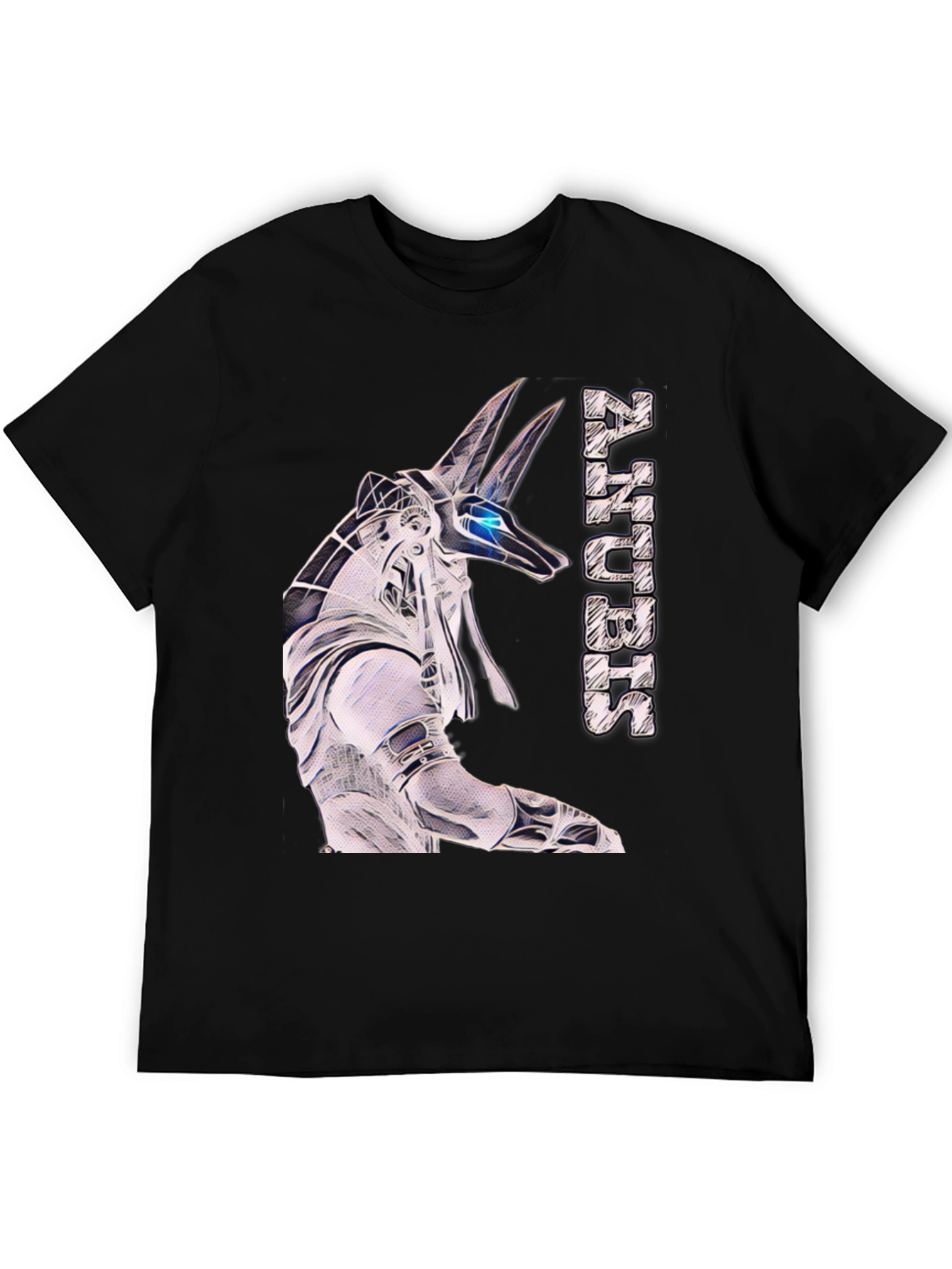 Anubis Graphic Tee - Egyptian God Style