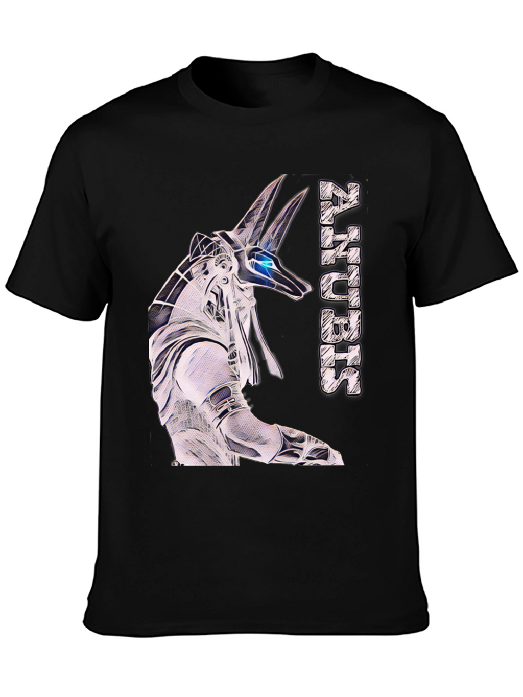 Anubis Graphic Tee - Egyptian God Style