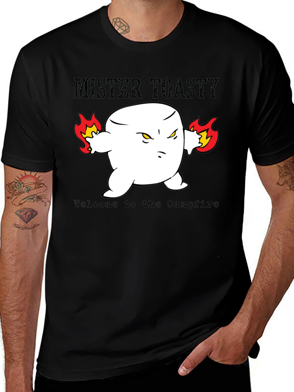 Mister Toasty Campfire T-Shirt
