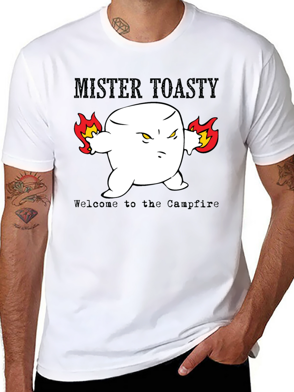 Mister Toasty Campfire T-Shirt