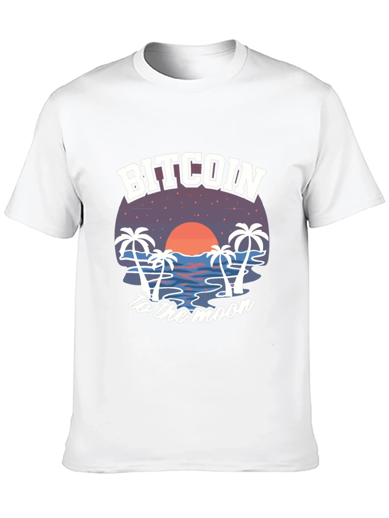 Bitcoin to the Moon Graphic Tee