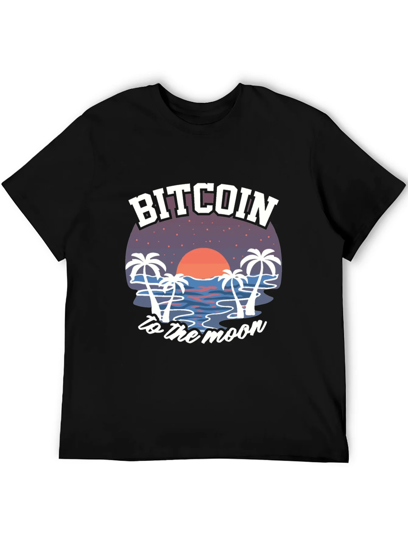 Bitcoin to the Moon Graphic Tee