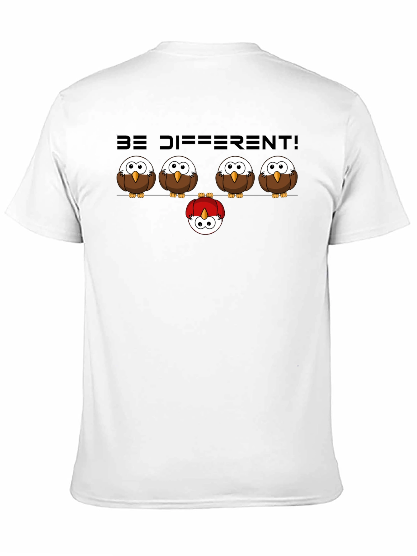 Be Different Owl Graphic T-Shirt