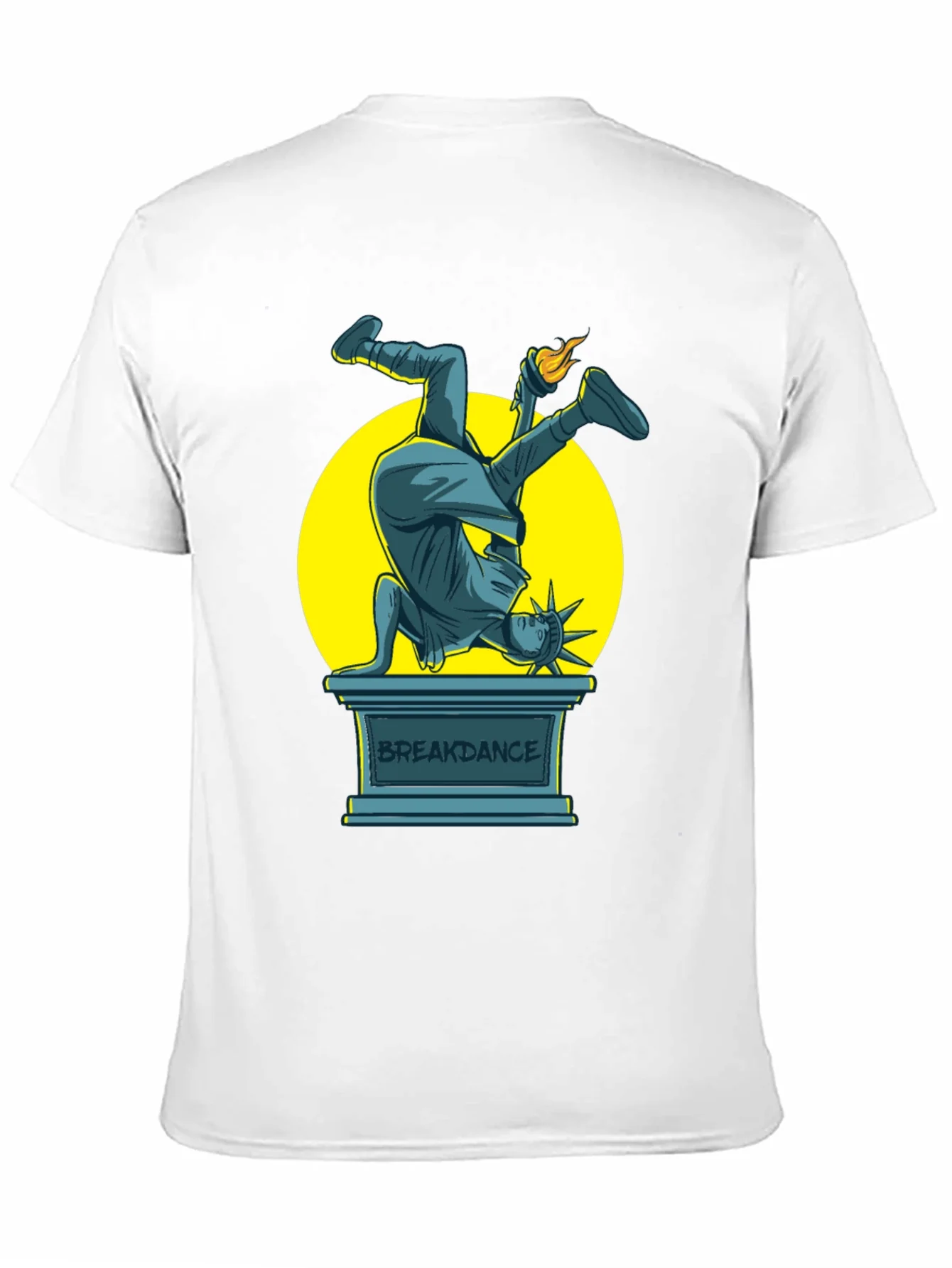 Breakdance Liberty Graphic Tee - Cool & Stylish Black T-Shirt