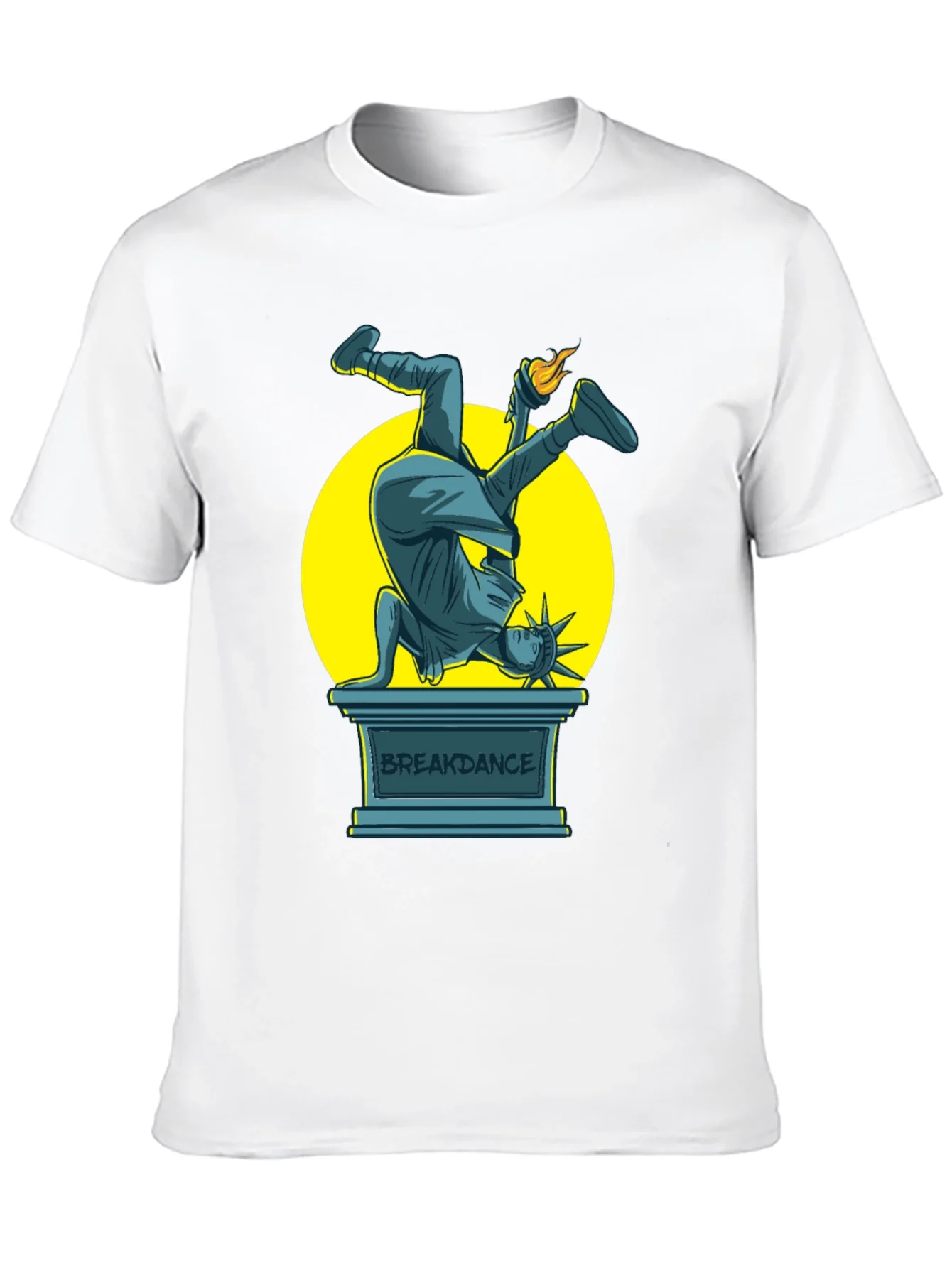 Breakdance Liberty Graphic Tee - Cool & Stylish Black T-Shirt