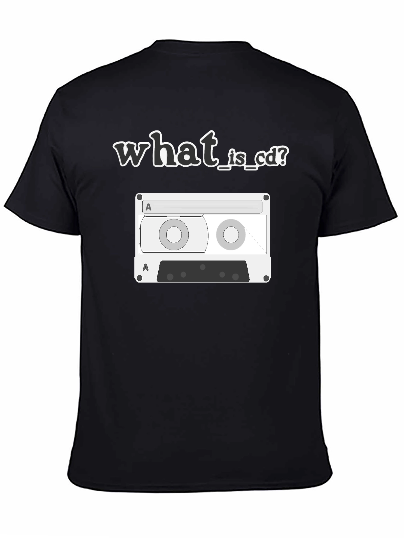 What is CD? Cassette Tape Graphic Tee