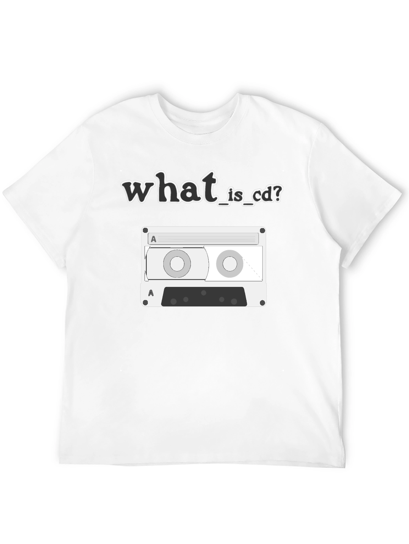 What is CD? Cassette Tape Graphic Tee