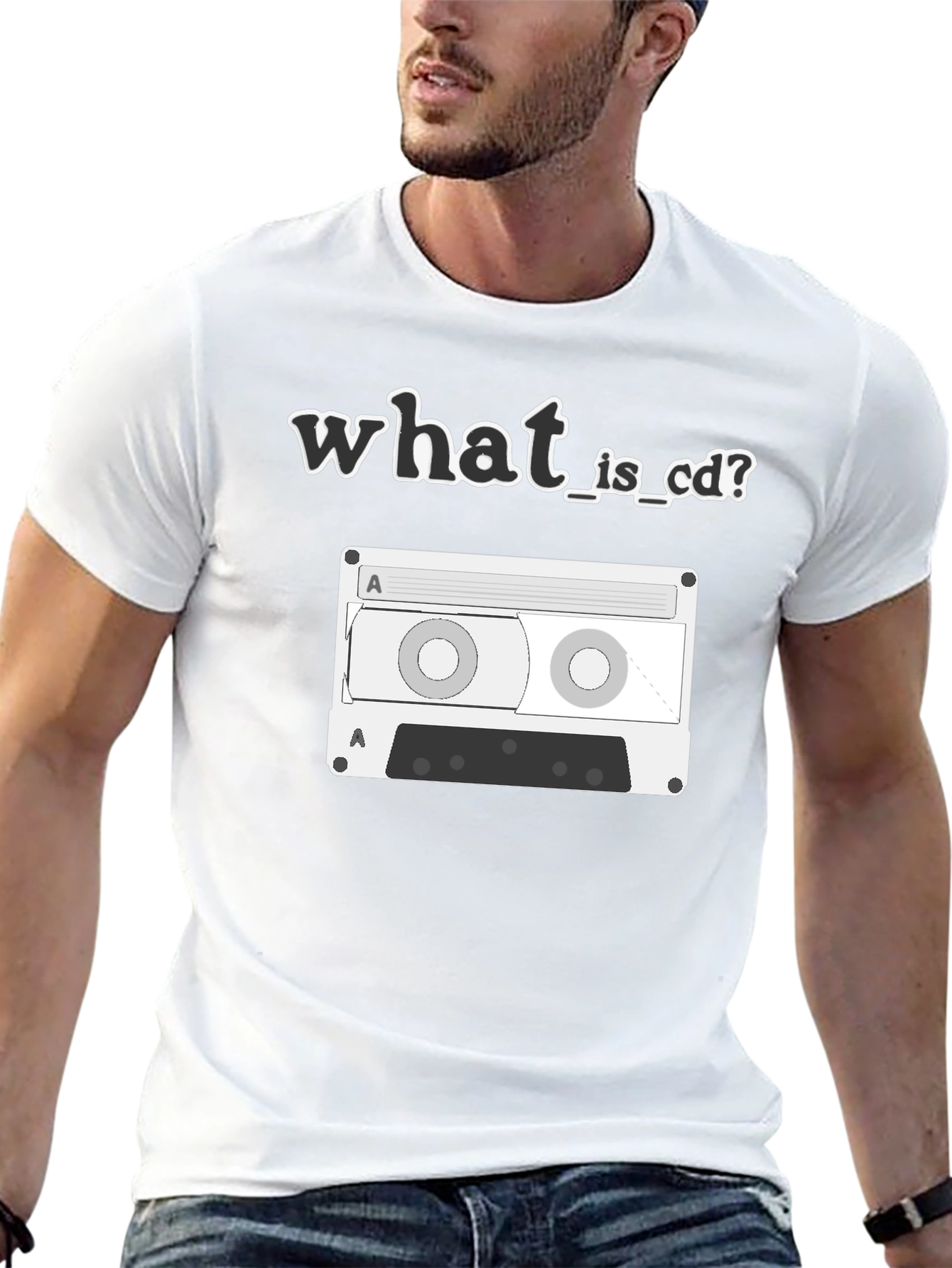 What is CD? Cassette Tape Graphic Tee