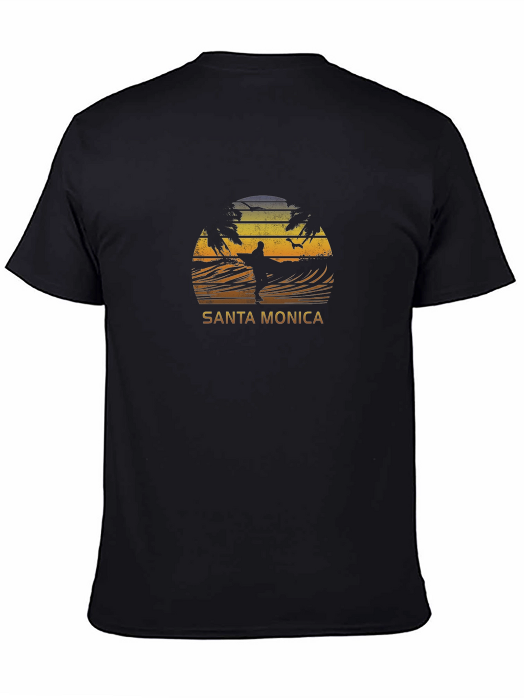 Santa Monica Surfer Graphic Tee