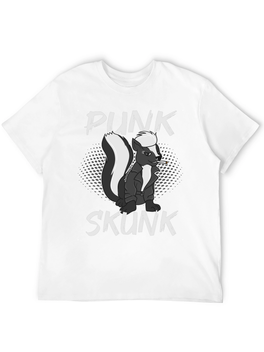Punk Skunk Graphic Tee - Black T-Shirt