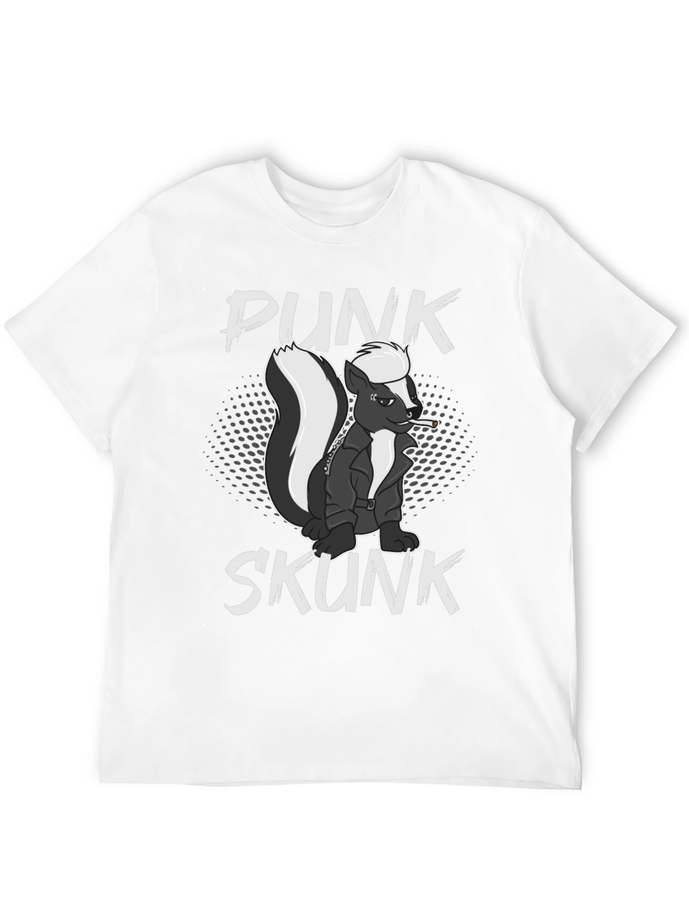 Punk Skunk Graphic Tee - Black T-Shirt