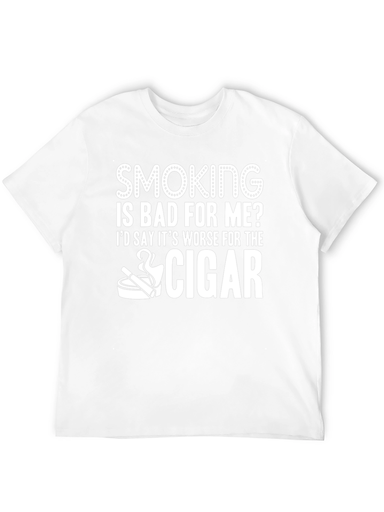 Smoking Is Bad For Me? Cigar Graphic T-Shirt