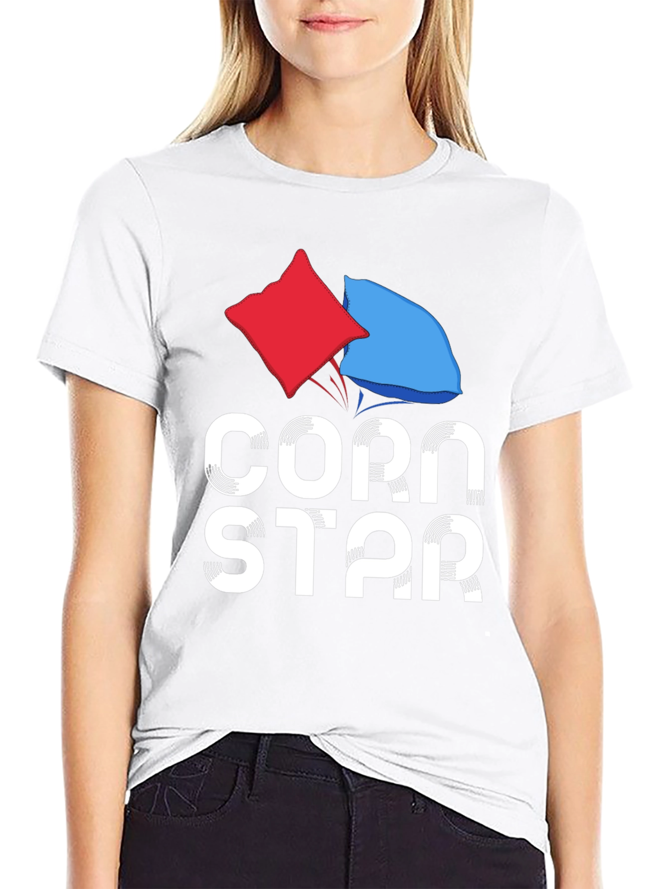 Corn Star Graphic Tee - Bean Bag Toss T-Shirt