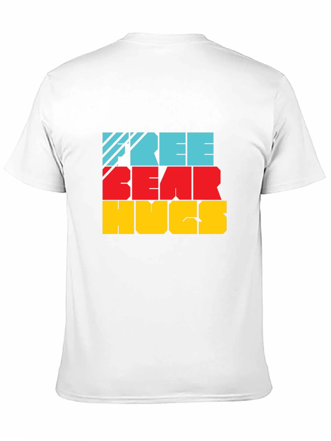 Free Bear Hugs Colorful Graphic Tee Shirt