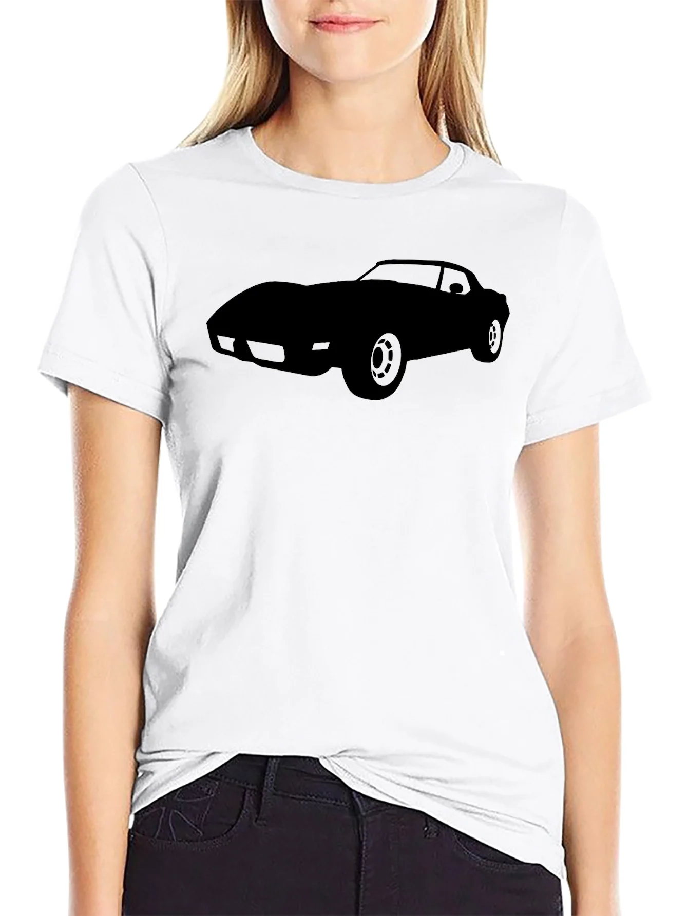 Black Car Silhouette T-Shirt