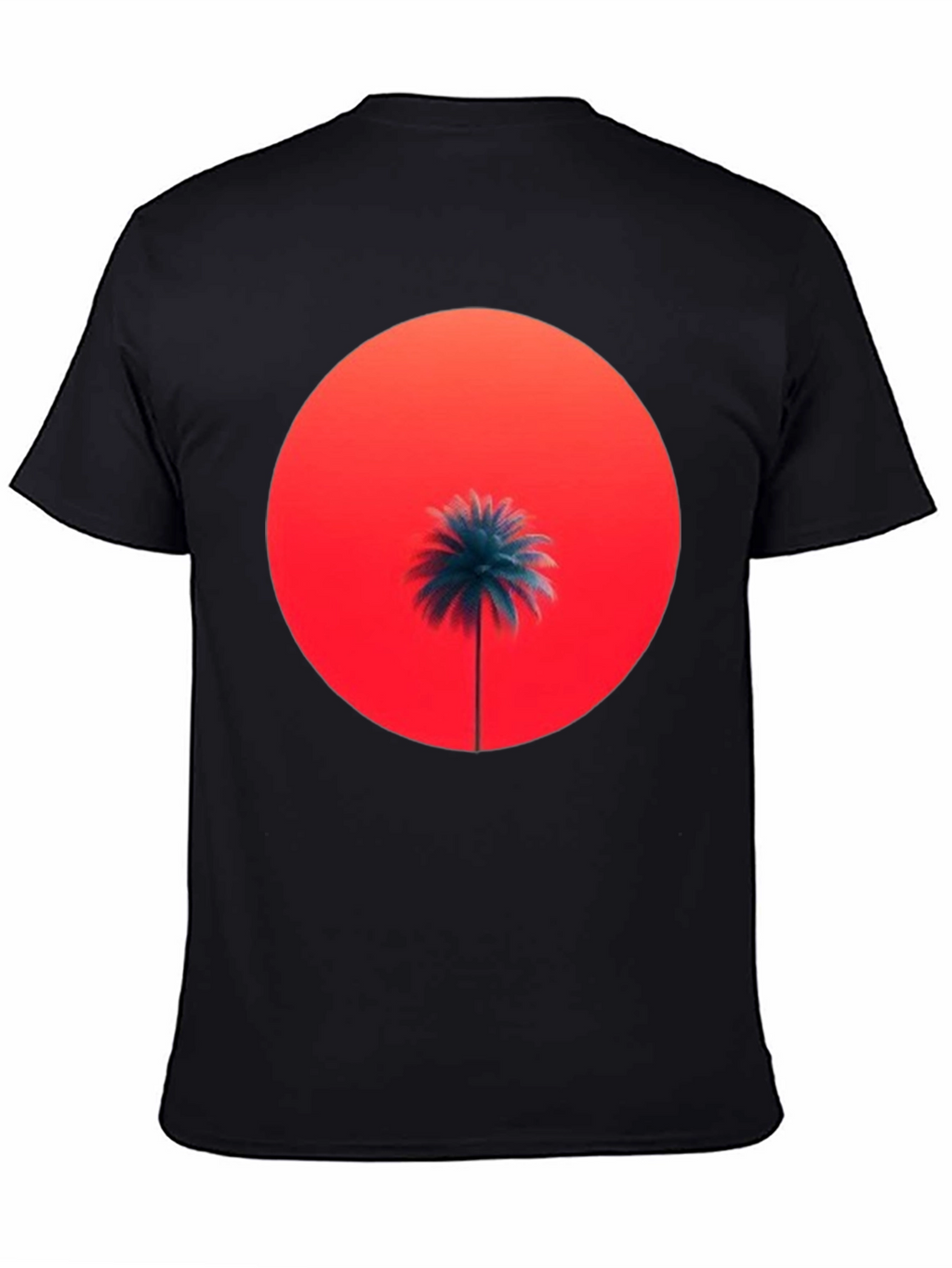 Sunset Palm Graphic Tee - Stylish Comfort