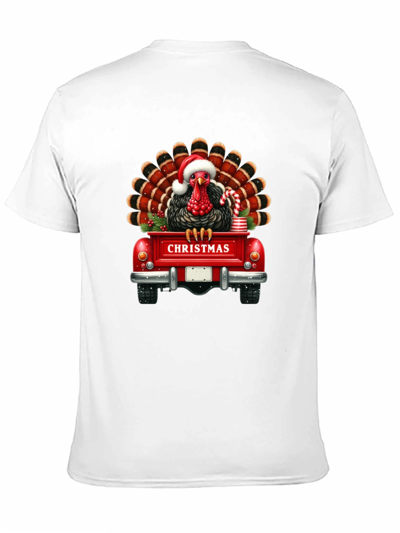 Christmas Turkey Truck Graphic Tee